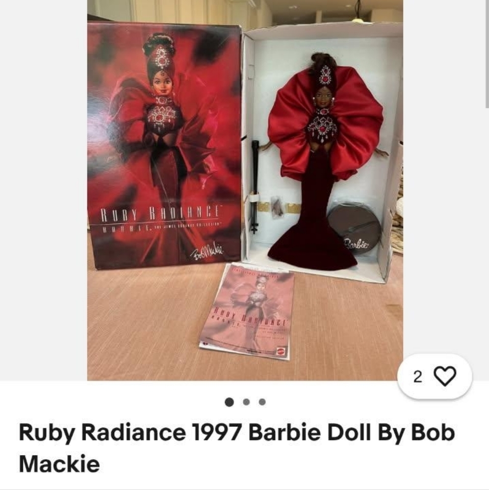 Vintage 1997 Ruby Radience Barbie Doll